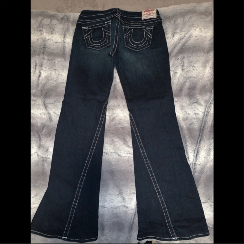 True Religion Dani jeans worn maybe 3 times cute💜 - Picture 3 of 6